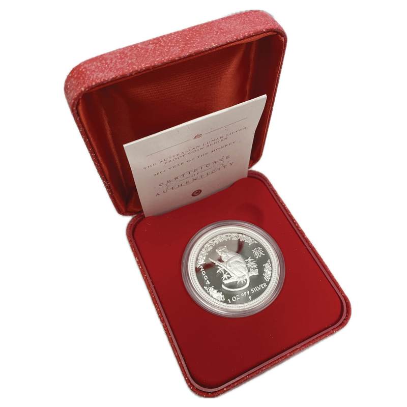 2004 Year of the Monkey 1oz Silver Proof