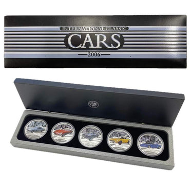 Tuvalu 2006 International Classic Cars 5 Coin Proof set