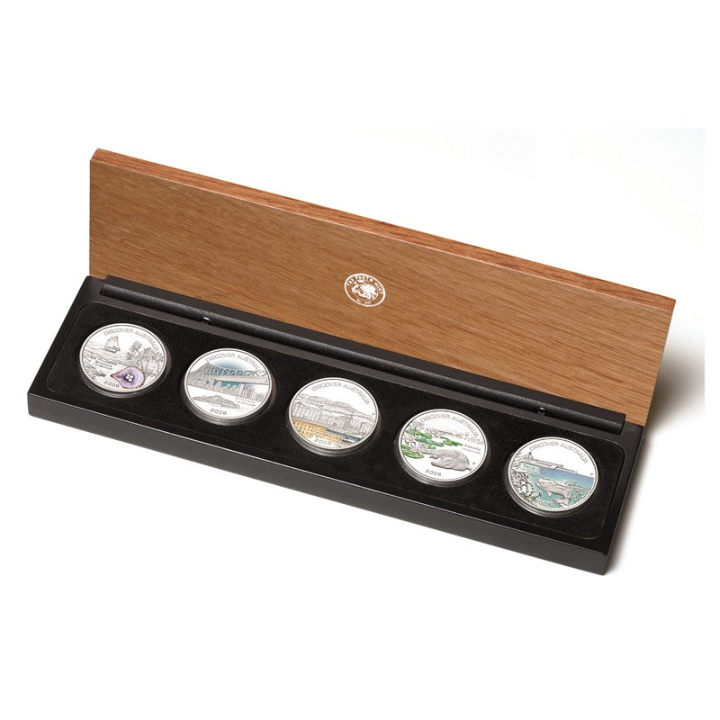 2008 Discover Australia 5 Coin Silver Proof Set