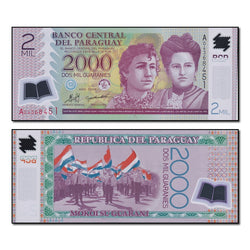 Paraguay 2008-2023 2000 Guaranies P.228 CFU