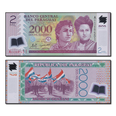 Paraguay 2008-2023 2000 Guaranies P.228 CFU