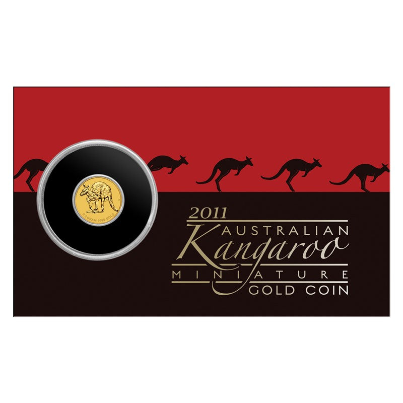 2011 Mini Kangaroo 0.5g Gold $2 Coin