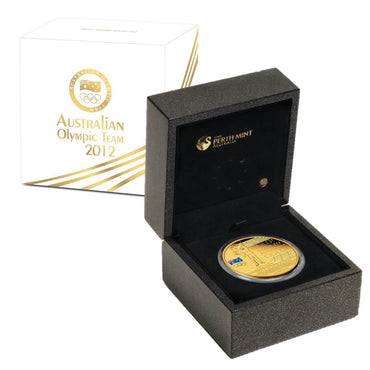 2012 Australian Olympic Team 2oz $200 Pure Gold Proof