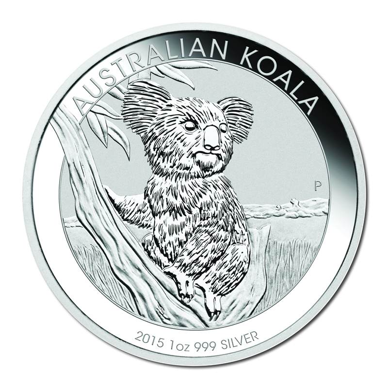 2015 Australian Koala 1oz 99.9% Silver UNC