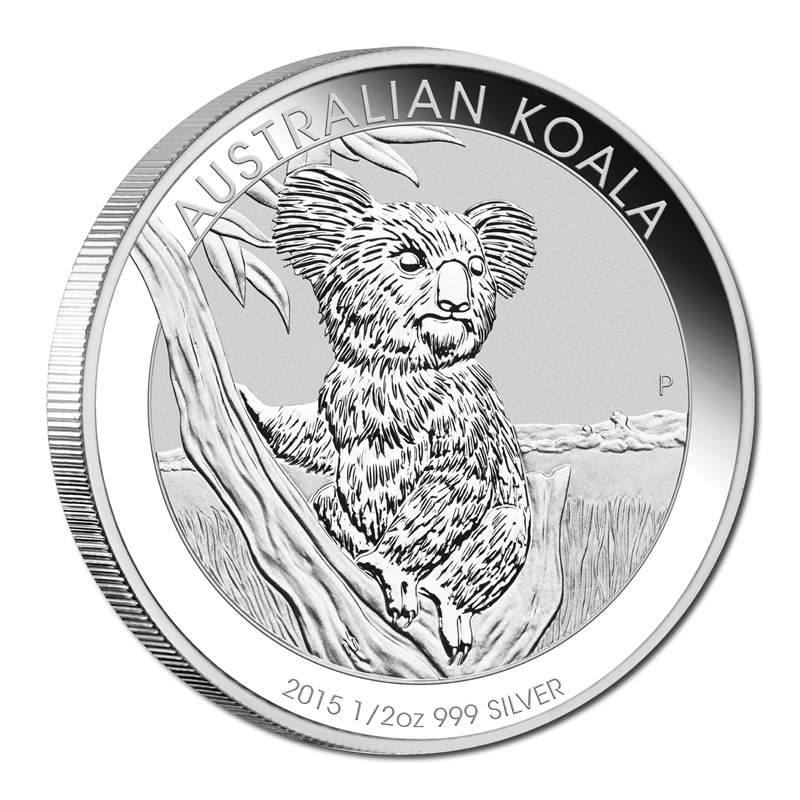 2015 Australian Koala 1/2oz 99.9% Silver UNC