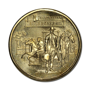 $1 2019 Bushrangers Error Missing 'S' Counterstamp UNC