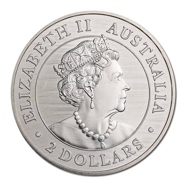 2020 $2 Australian Wildlife 2oz Silver UNC