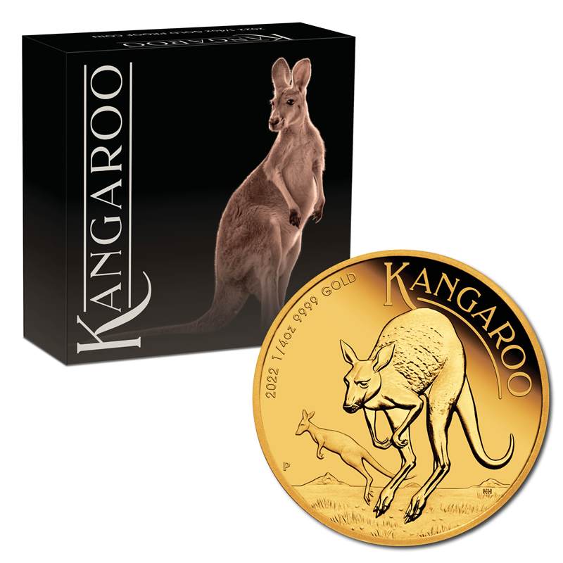 2022 Kangaroo 1/4oz Gold Proof
