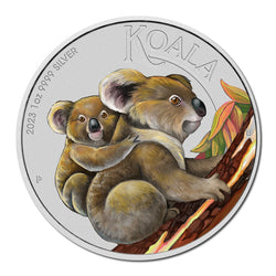 2023 Koala 1oz Silver Coloured - Perth Expo