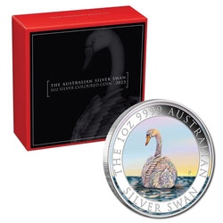 2023 Swan 1oz Silver Coloured Coin