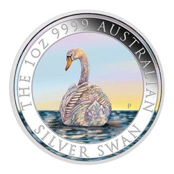 2023 Swan 1oz Silver Coloured Coin