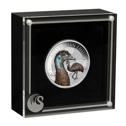 2023 Australian Emu 1oz Silver Coloured