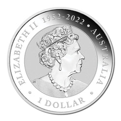 2023 Australian Emu 1oz Silver Coloured