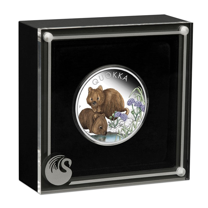 2023 Australian Quokka 1oz Silver Coloured Proof