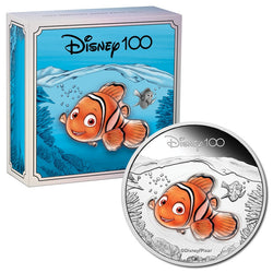 Tuvalu 2023 Disney 100th Anniversary - Nemo 1/2oz Coloured Proof