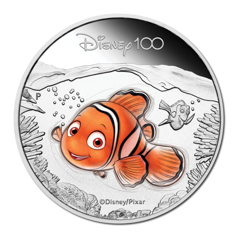 Tuvalu 2023 Disney 100th Anniversary - Nemo 1/2oz Coloured Proof