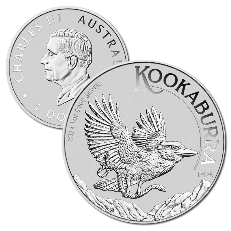2024 Kookaburra 1oz Silver UNC - King Charles III