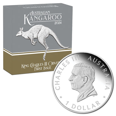 2024 King Charles III Kangaroo 1oz Silver Proof