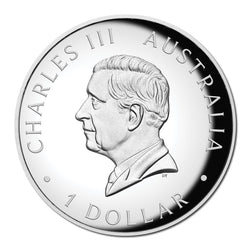 2024 Kangaroo 1oz Silver Colour High Relief