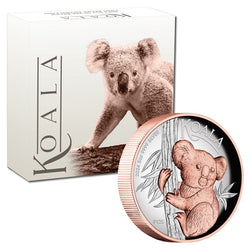 2024 Koala 5oz Silver Proof High Relief Gilded