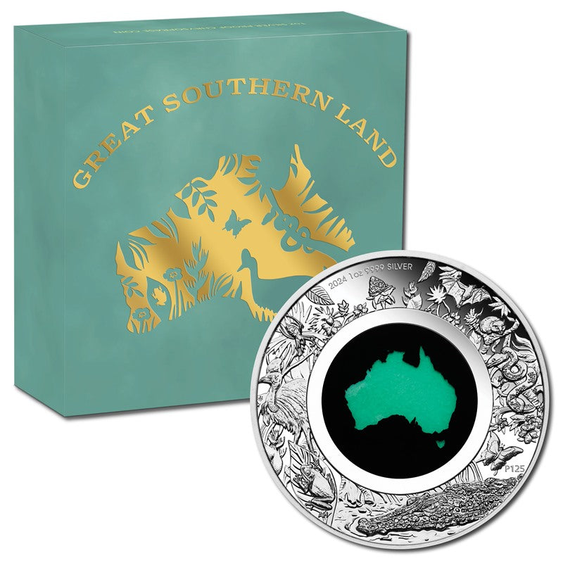 2024 Great Southern Land Chrysoprase 1oz Silver Proof - Limit 1