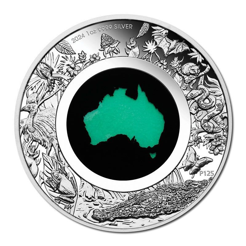 2024 Great Southern Land Chrysoprase 1oz Silver Proof - Limit 1