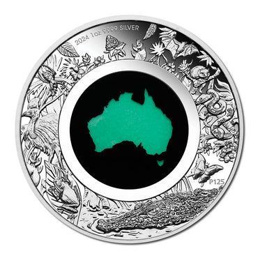 2024 Great Southern Land Chrysoprase 1oz Silver Proof