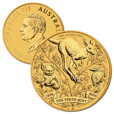 2024 The Perth Mint's 125th Anniversary 1oz Gold UNC