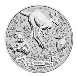 2024 The Perth Mint's 125th Anniversary 1oz Silver UNC