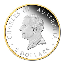 2024 The Perth Mint's 125th Anniversary Gilded 2oz Silver Proof