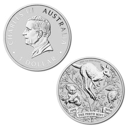 2024 The Perth Mint's 125th Anniversary 1oz Silver Typeset