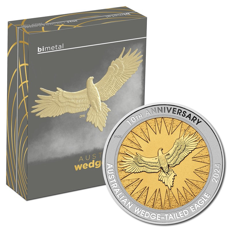 2024 Australian Wedge-Tailed Eagle 1 1/2oz Bi-Metal Proof