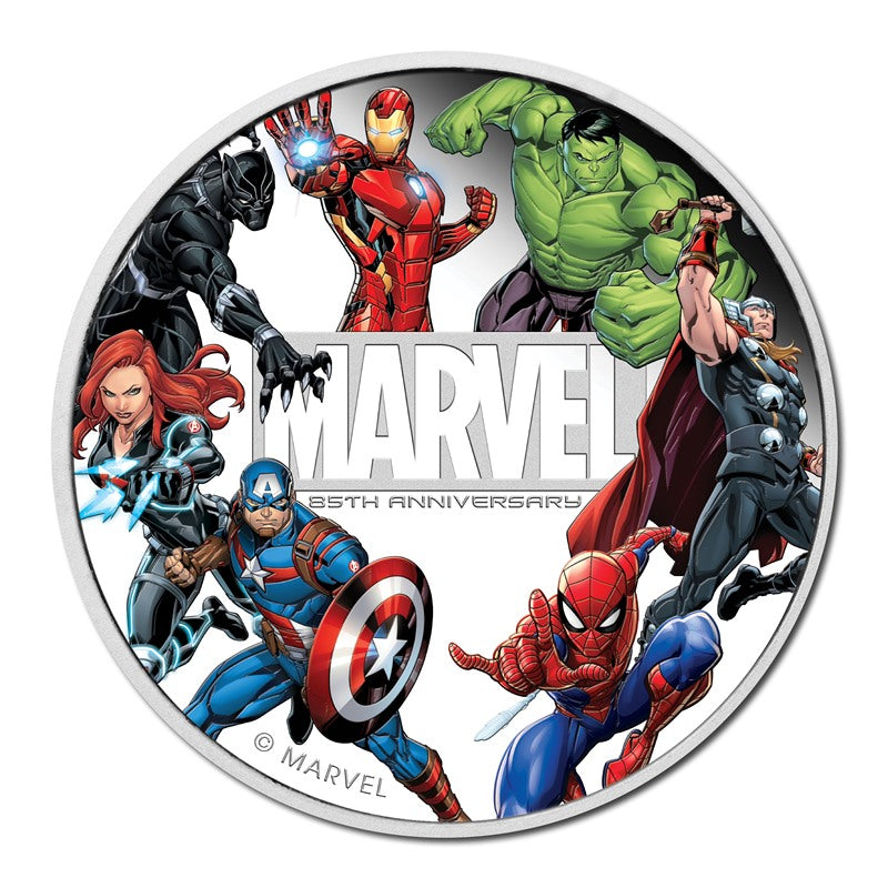 Tuvalu 2024 Marvel 85th Anniversary 1/2oz Silver Proof