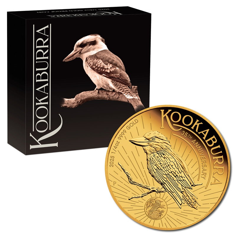 2025 Kookaburra 1/4oz Gold Proof – M.R.Roberts - Wynyard Coin Centre