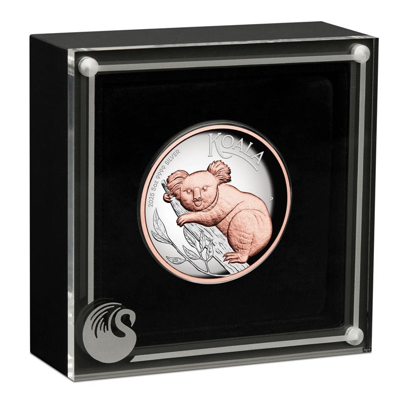 2025 Koala 5oz Silver Proof High Relief Gilded
