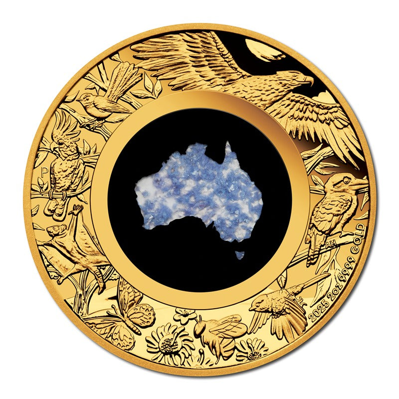 2025 Great Southern Land Blue Lepidolite 2oz Gold Proof
