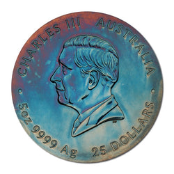 2025 Extragalactic 5oz Silver Patinaed Coloured Coin