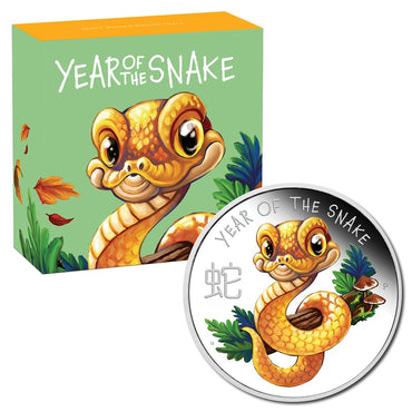 Tuvalu 2025 Baby Snake 1/2oz Silver Proof