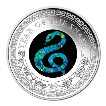 2025 Australian Opal Lunar Snake 1oz Silver Proof