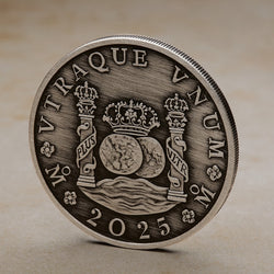 2025 Proclamation Pillar Dollar Antiqued 1oz Silver