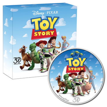 Tuvalu 2025 30 Years of Toy Story 1/2oz Silver Coloured Proof