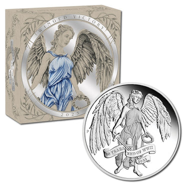 2025 Winged Victory End of WWII 80th Anniversary 1oz Silver Proof