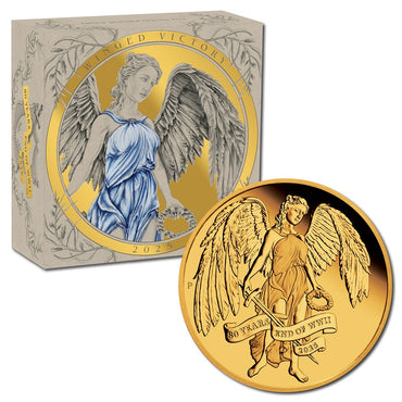 2025 Winged Victory End of WWII 80th Anniversary 1oz Gold Proof