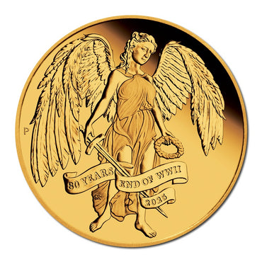 2025 Winged Victory End of WWII 80th Anniversary 1oz Gold Proof