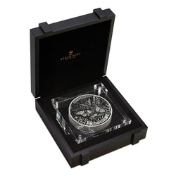 2025 Butterfly 2 Kilo Silver High Relief Antiqued