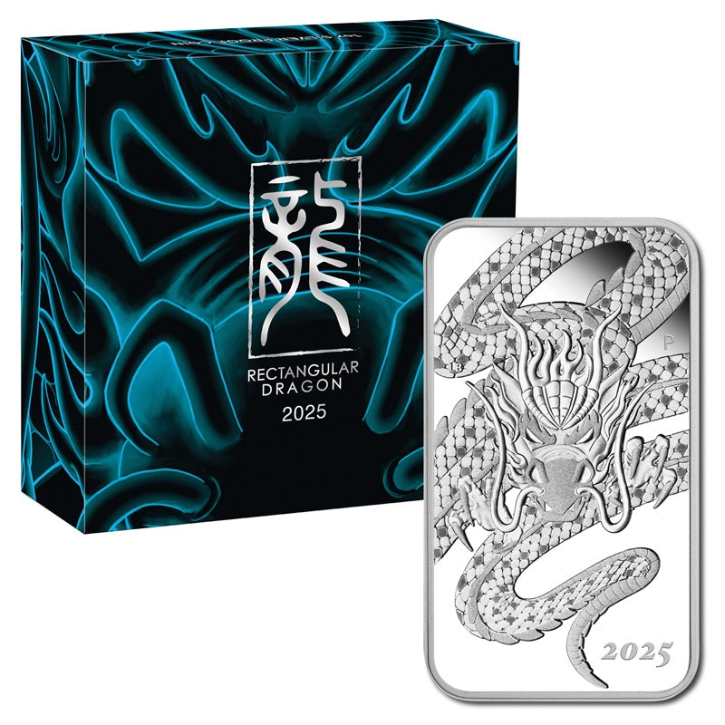 2025 Dragon Rectangular 1oz Silver Proof