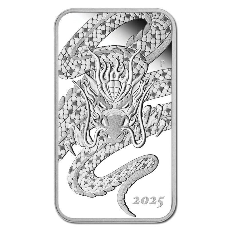 2025 Dragon Rectangular 1oz Silver Proof
