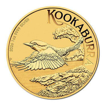 2026 Kookaburra Gold Plated 1oz Silver - Perth Coin Show Special