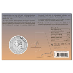 2026 Sundowner Red Kangaroo Coloured 1oz Silver