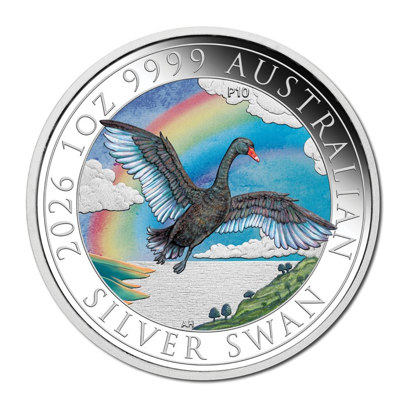 2026 Swan 1oz Silver Coloured - Perth ANDA Expo